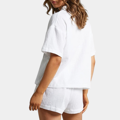Bequemer zweiteiliger Damen-Sommeranzug – Liora