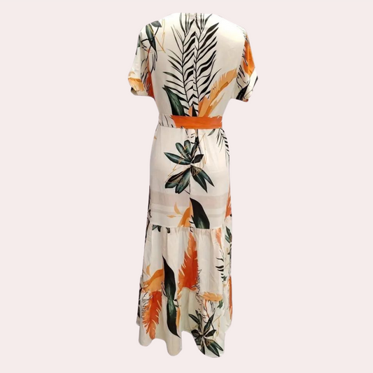 Sommerliches, geblümtes Kleid aus Stretchstoff – Élodie