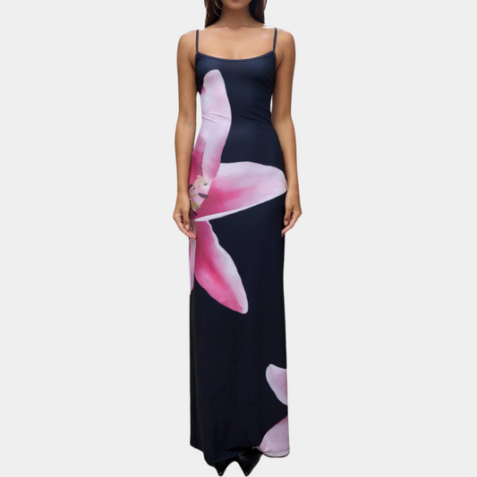 Bequemes Sommerkleid mit figurschmeichelndem Detail – Lucine