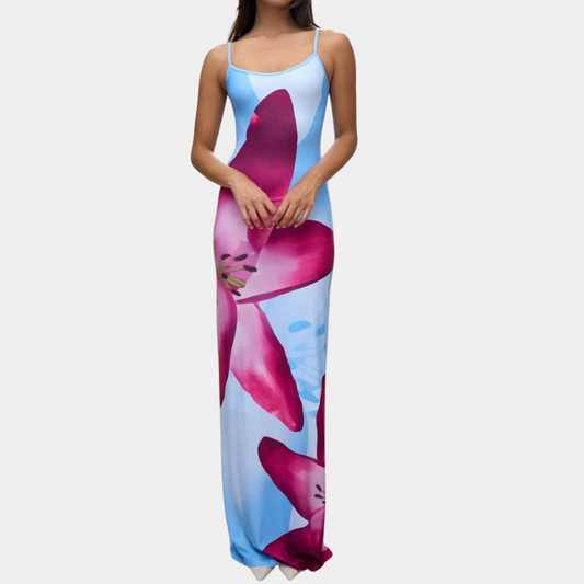 Bequemes Sommerkleid mit figurschmeichelndem Detail – Lucine