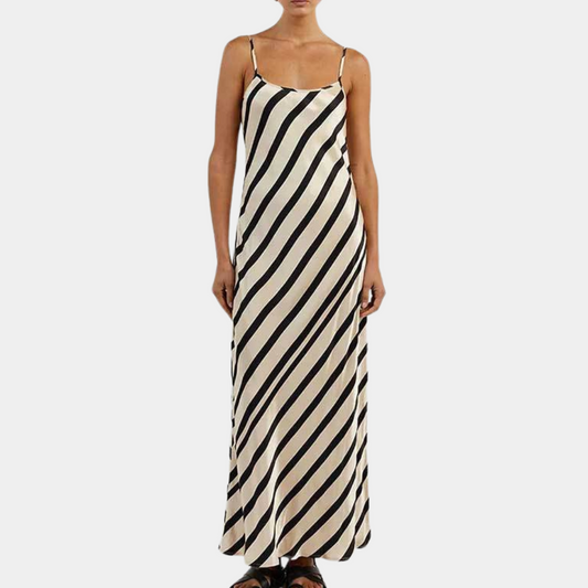 Ärmelloses gestreiftes Sommerkleid – Marise