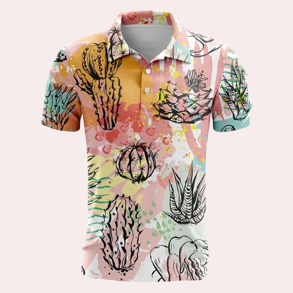 Sommerliches Herren-Poloshirt – Bequeme Passform – Sven
