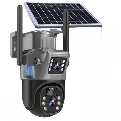 Drahtlose 4K Sicherheitskamera mit Solarpanel – DualGuard 4K