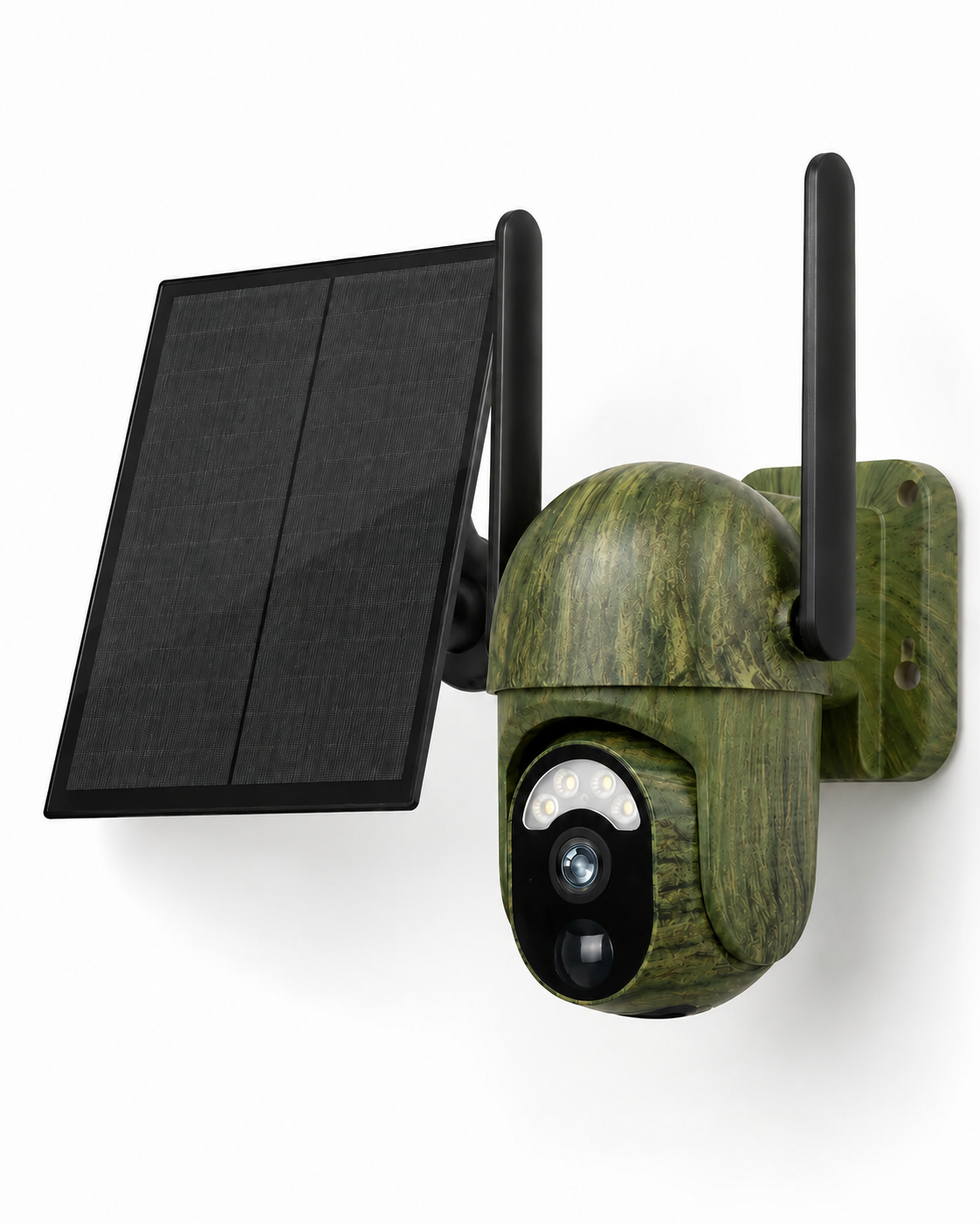 Solar-Powered Wireless Security Camera with 4G LTE or Wi-Fi, 2K, PTZ, Night Vision 1