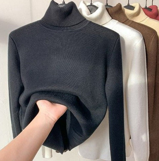 Winterfleece Strickpullover – Evelyne