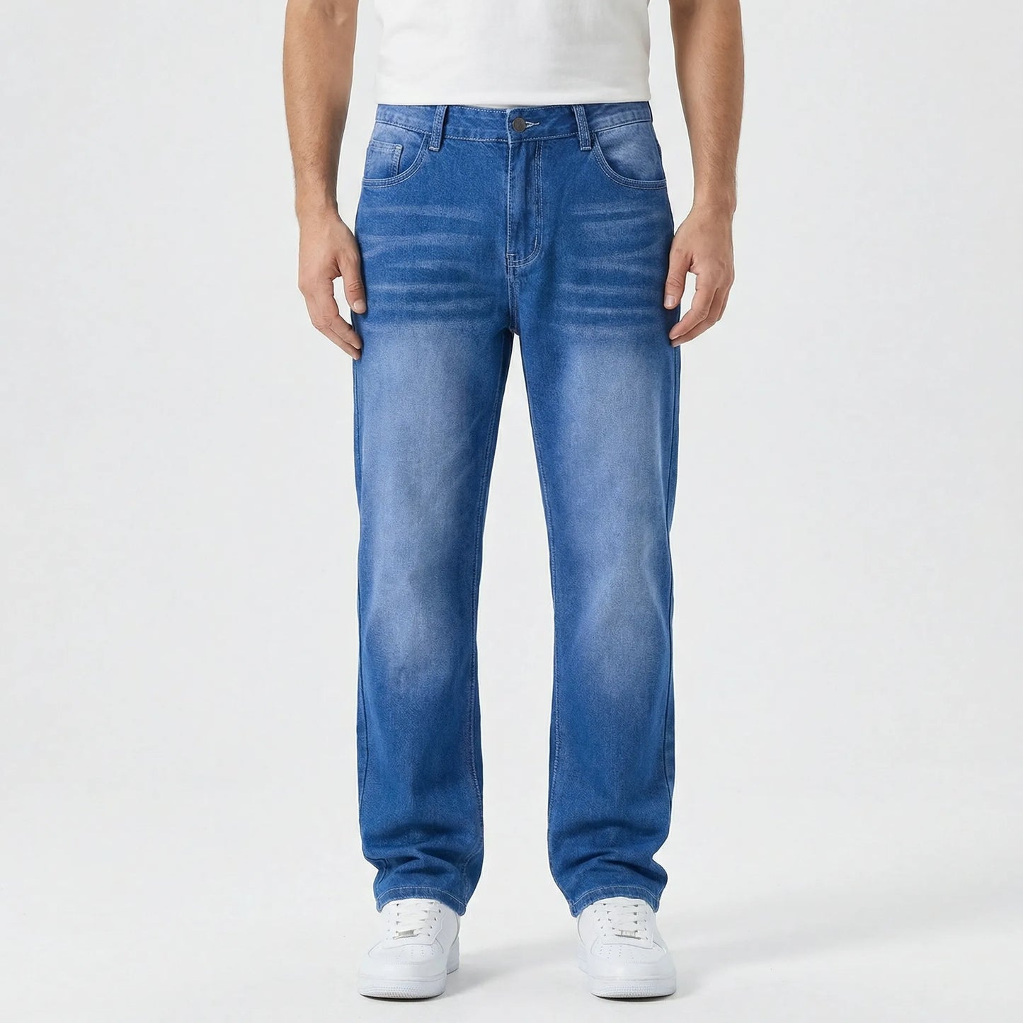Casual Herenjeans Met Natuurlijke Taille - Wendell