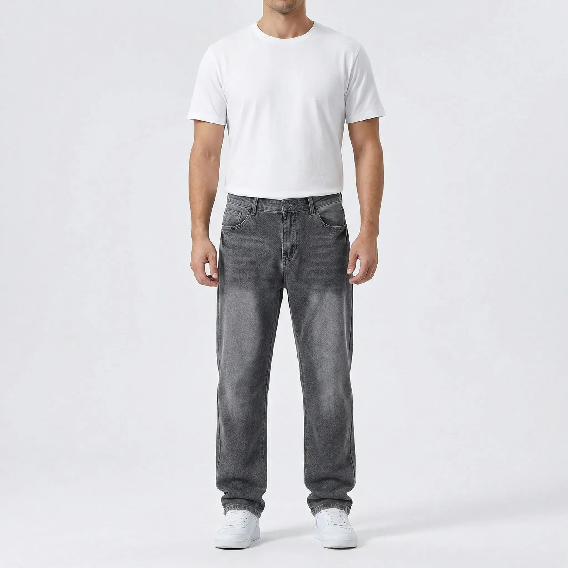 Casual Herenjeans Met Natuurlijke Taille - Wendell