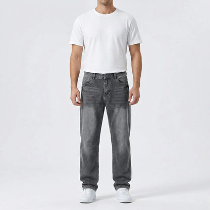 Casual Herenjeans Met Natuurlijke Taille - Wendell