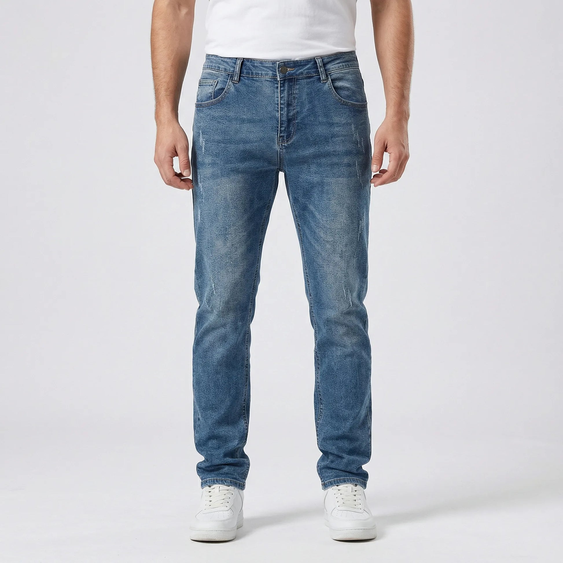 Casual Herenjeans Met Versleten Look - Orville
