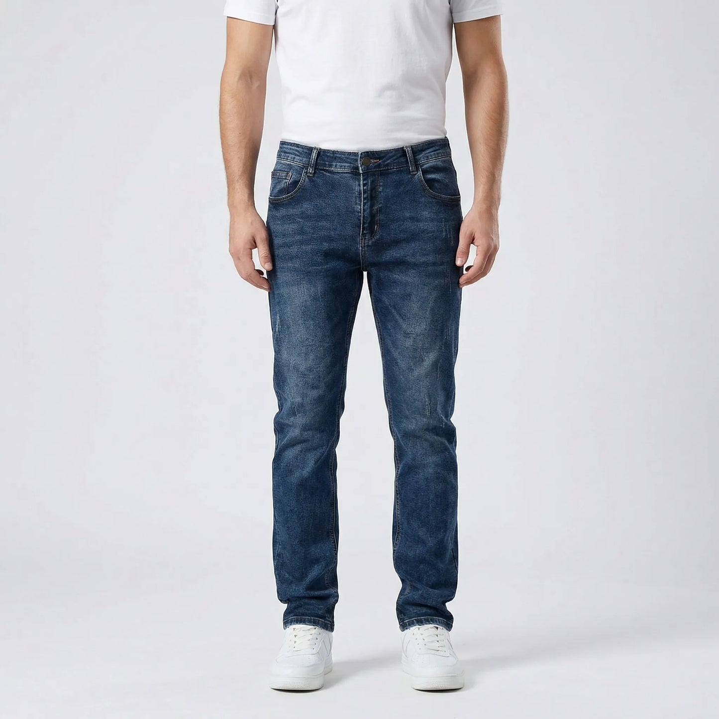 Casual Herenjeans Met Versleten Look - Orville