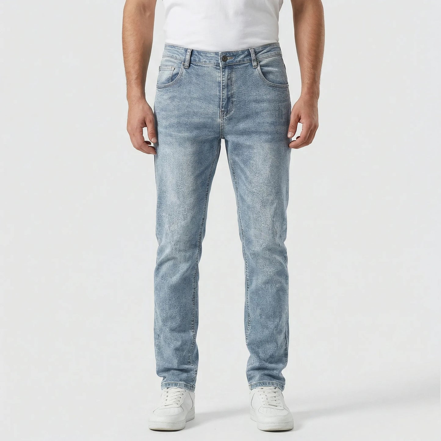 Casual Herenjeans Met Versleten Look - Orville