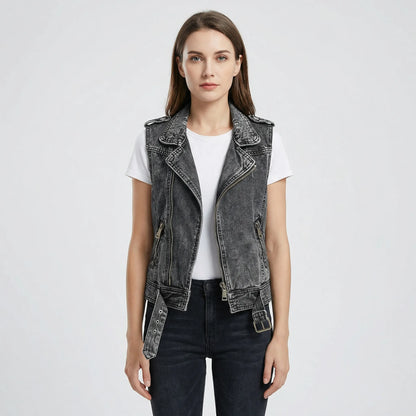 Casual Spijkergilet Met Zakken - Yvette