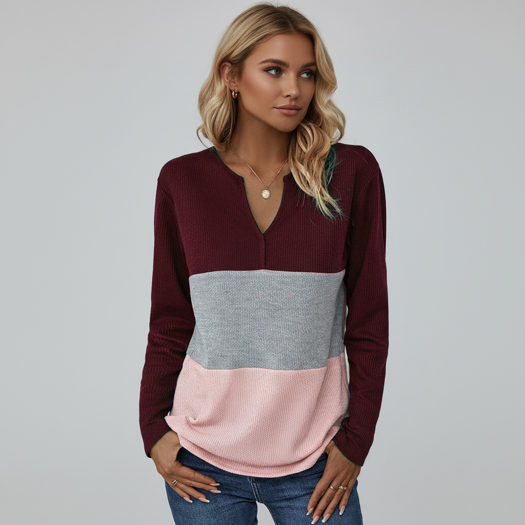 Casual V-Ausschnitt Pullover - Marie