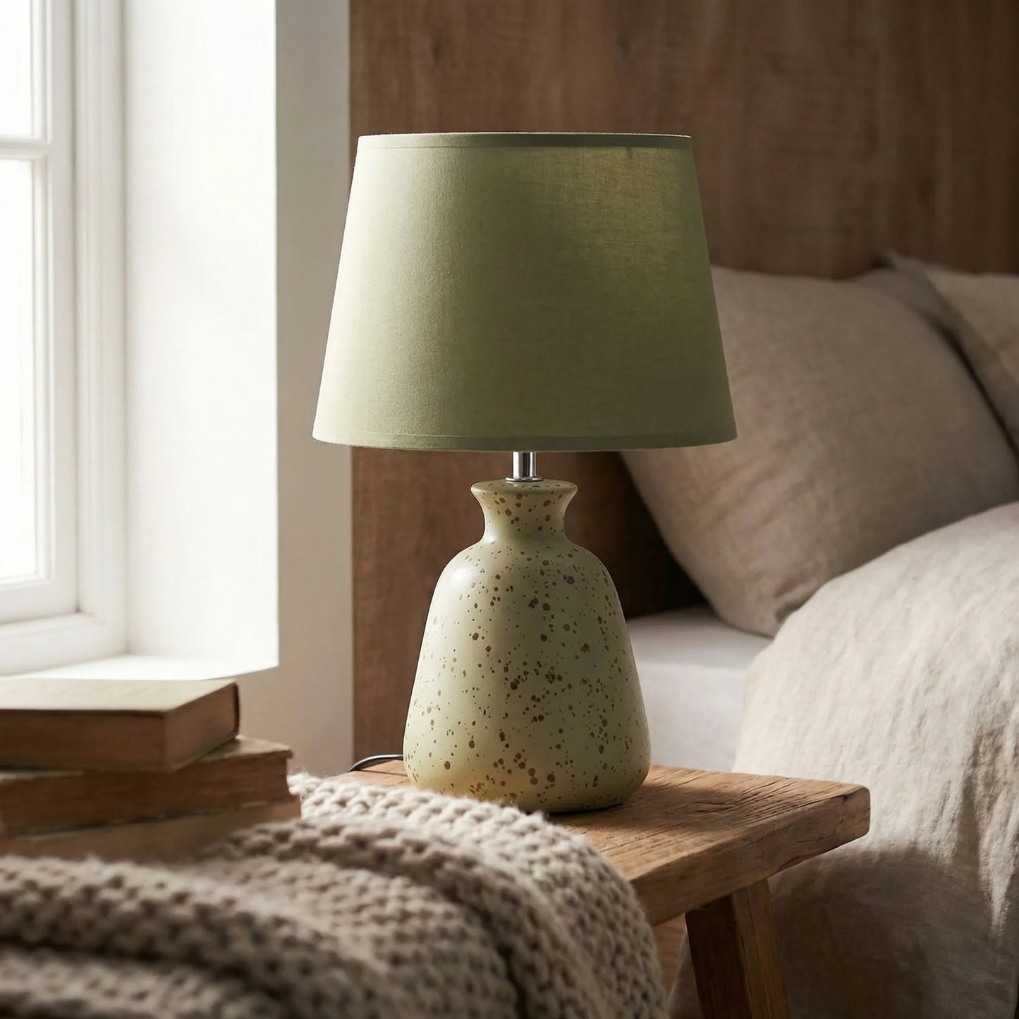 Ceramic Speckled Table Lamp -  Specklyn
