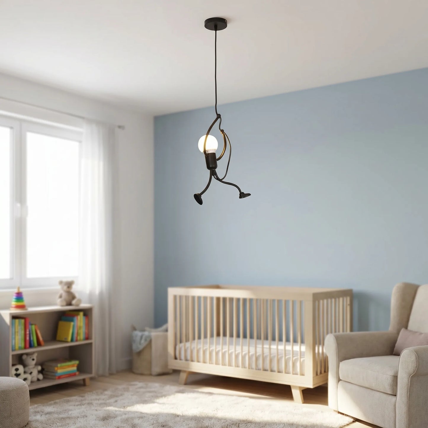 Character Figure Pendant Ceiling Light -  Lumikid