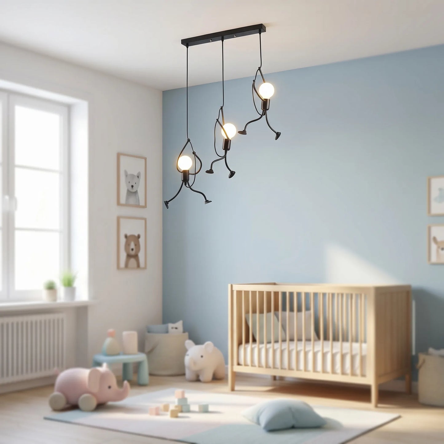 Character Figure Pendant Ceiling Light -  Lumikid