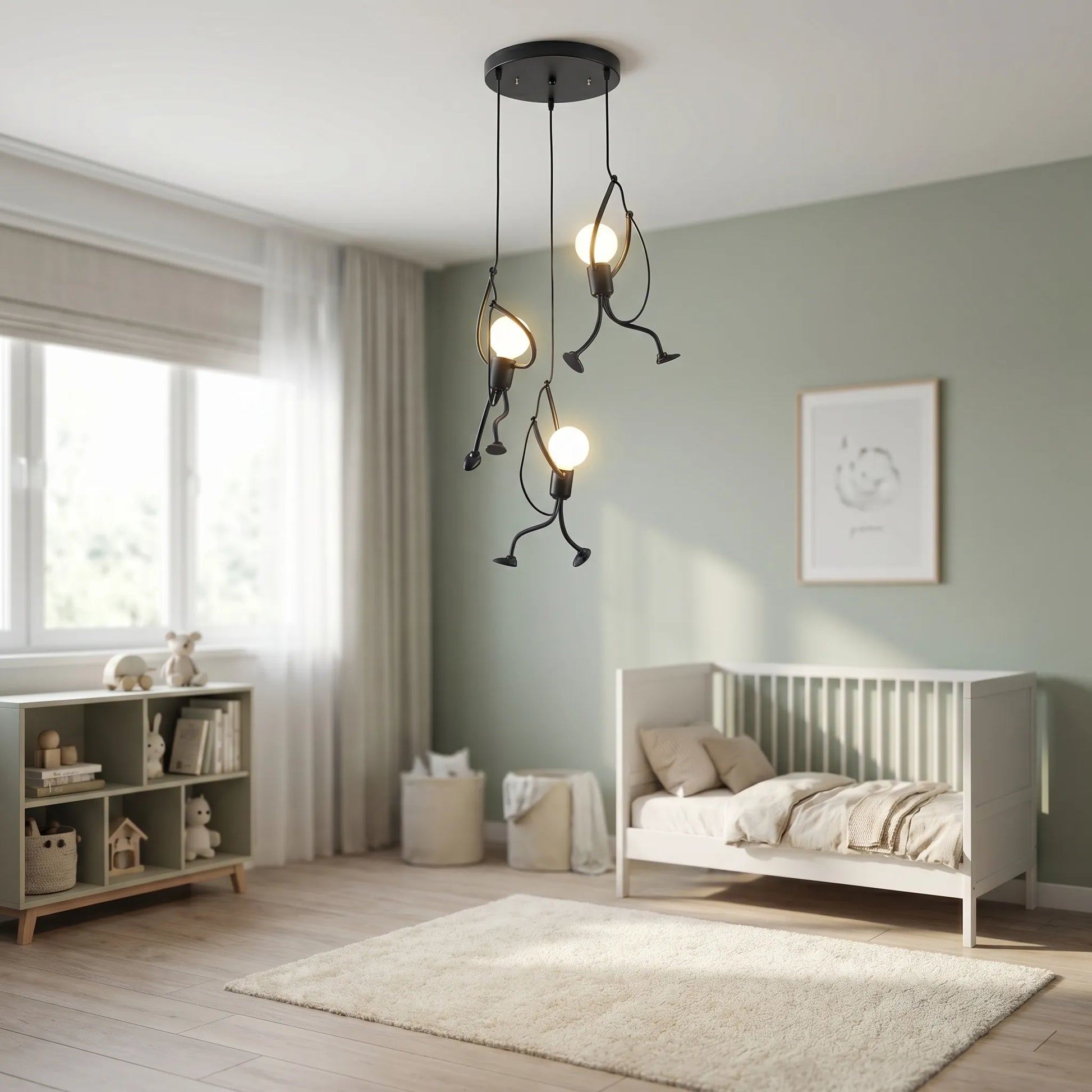 Character Figure Pendant Ceiling Light -  Lumikid