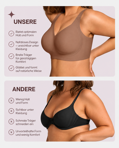 Comfortable Wireless Jelly Bra with Full Coverage and Smoothing Fit 18
