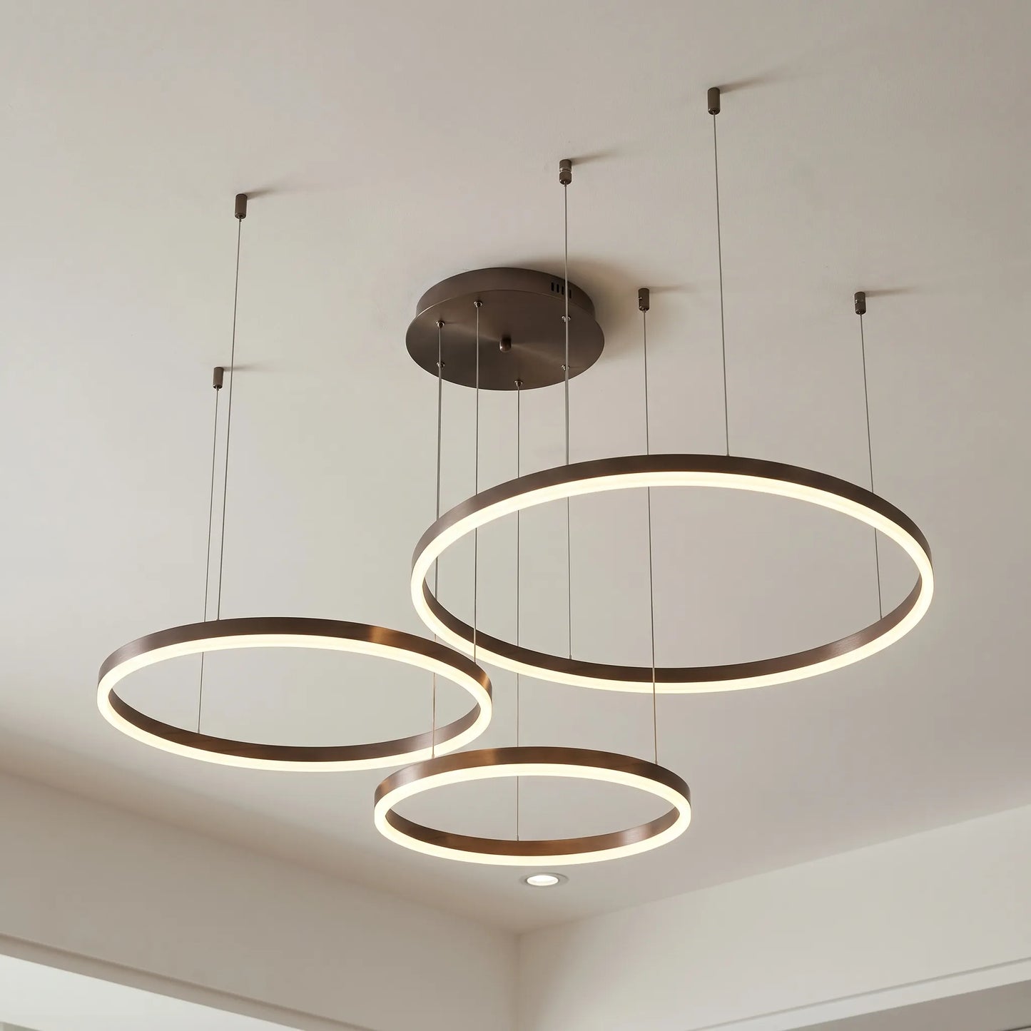 Circular Ring LED Pendant Chandelier -  Rinova