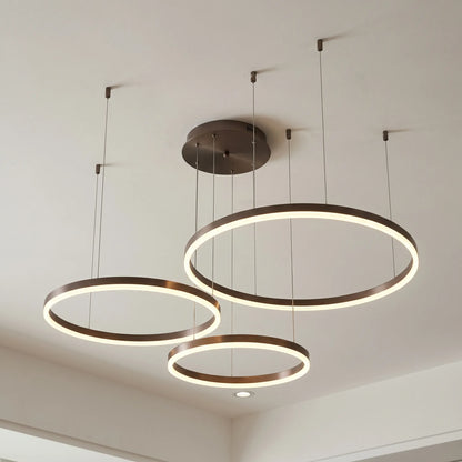 Circular Ring LED Pendant Chandelier -  Rinova