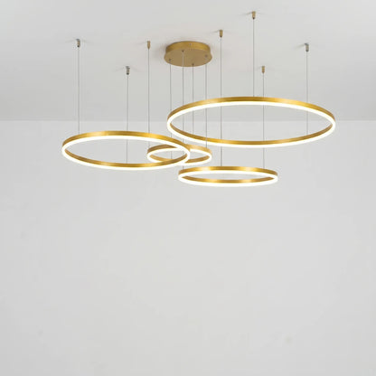 Circular Ring LED Pendant Chandelier -  Rinova