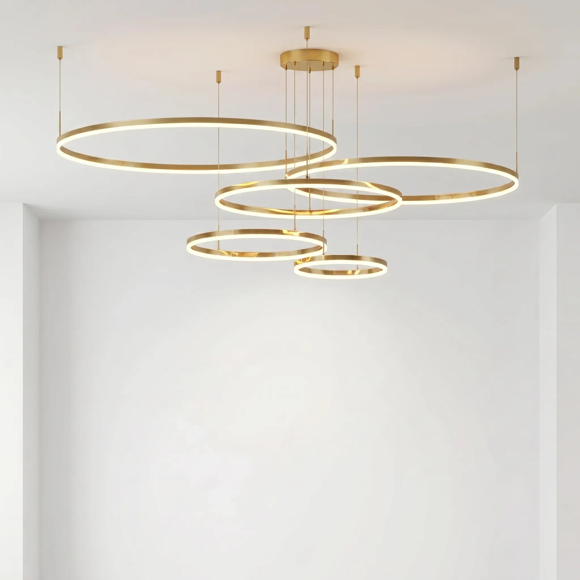 Circular Ring LED Pendant Chandelier -  Rinova