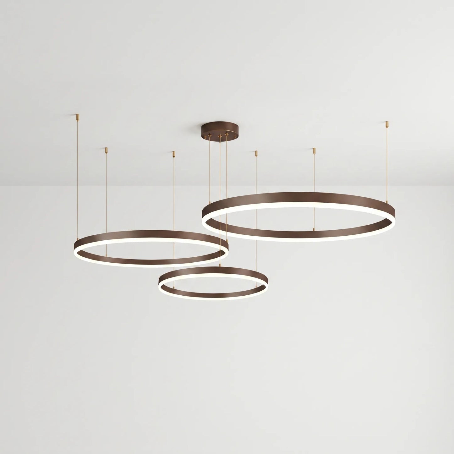 Circular Ring LED Pendant Chandelier -  Rinova