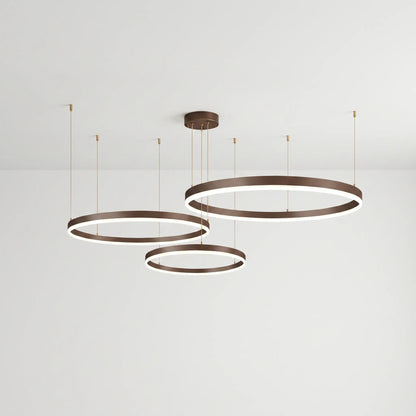 Circular Ring LED Pendant Chandelier -  Rinova