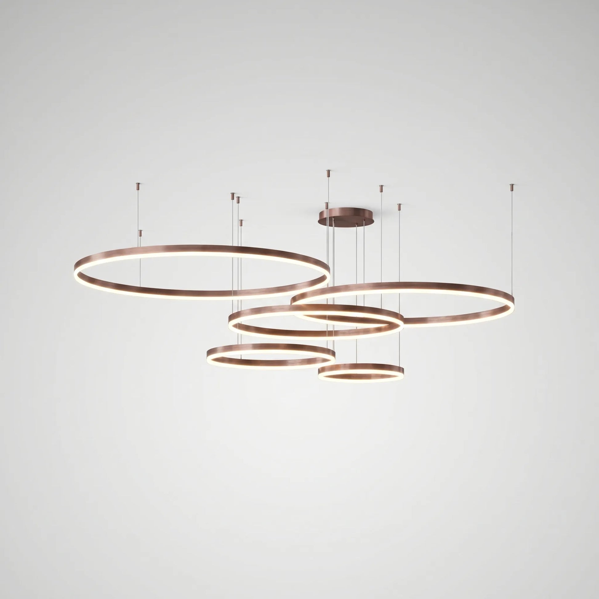 Circular Ring LED Pendant Chandelier -  Rinova
