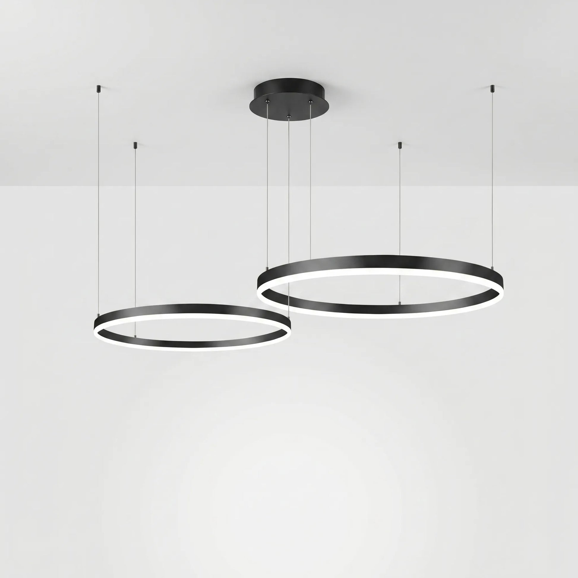 Circular Ring LED Pendant Chandelier -  Rinova