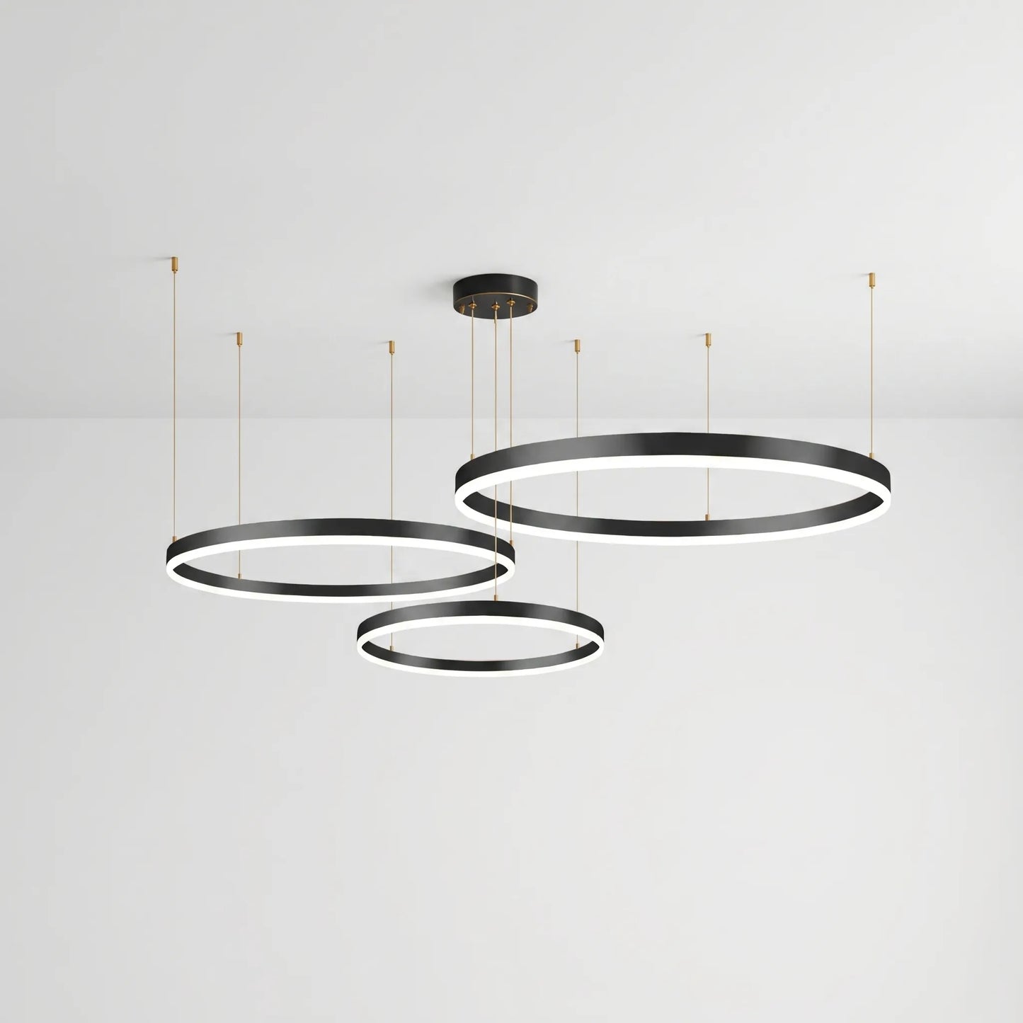 Circular Ring LED Pendant Chandelier -  Rinova