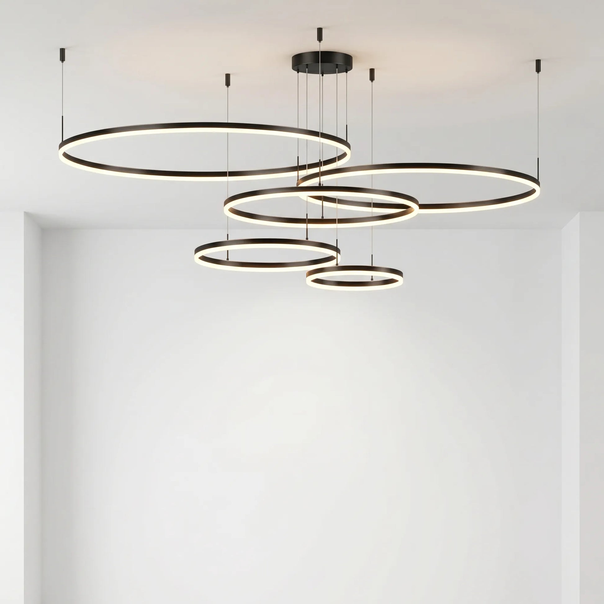 Circular Ring LED Pendant Chandelier -  Rinova