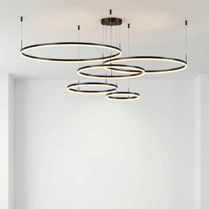 Circular Ring LED Pendant Chandelier -  Rinova