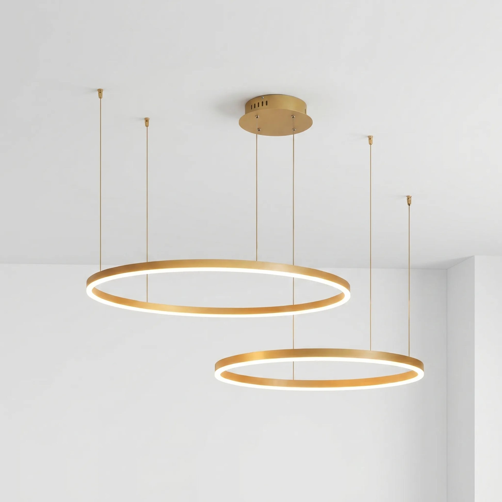 Circular Ring LED Pendant Chandelier -  Rinova