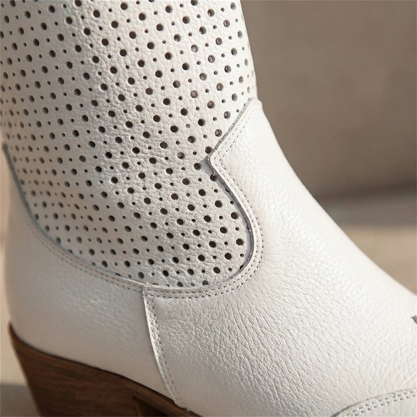Classic Zip-Up Mid-Calf Fashion Boots - Patricia