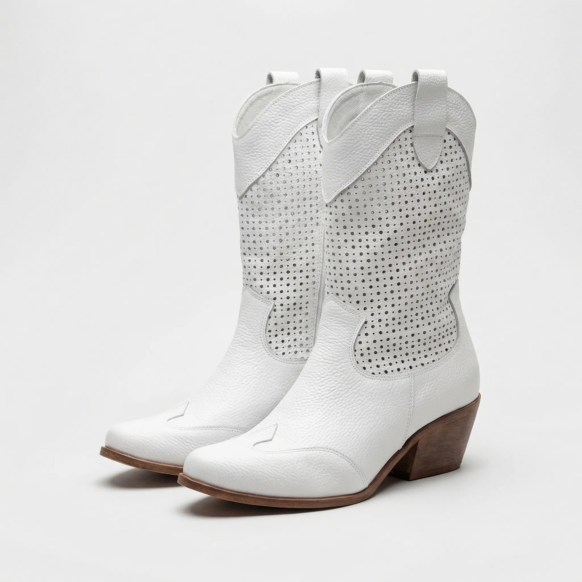 Classic Zip-Up Mid-Calf Fashion Boots - Patricia