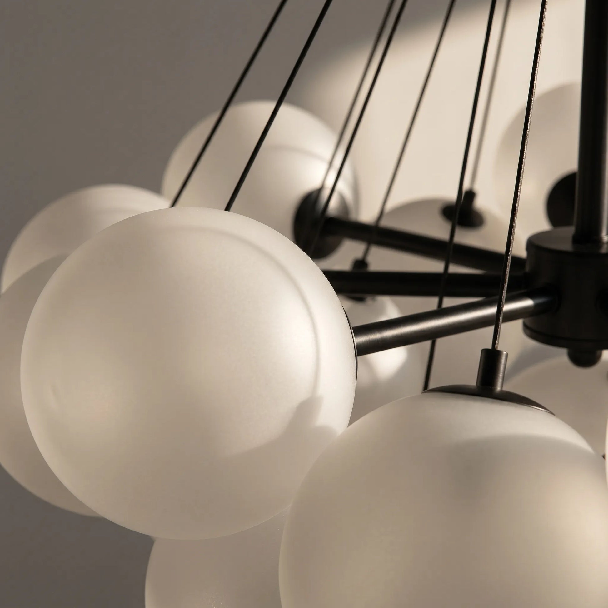 Cluster Globe Pendant Light With LED -  Orblume