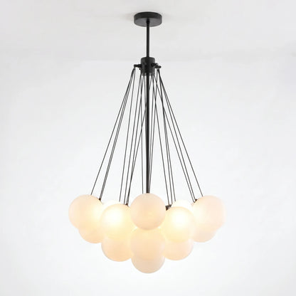 Cluster Globe Pendant Light With LED -  Orblume