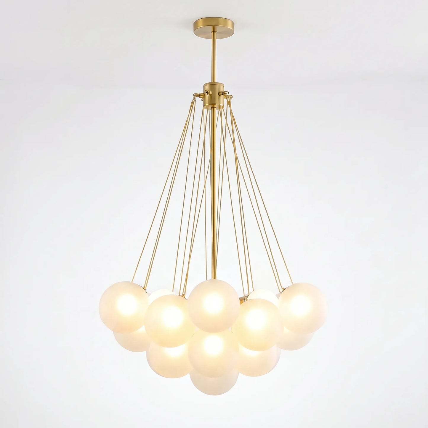Cluster Globe Pendant Light With LED -  Orblume