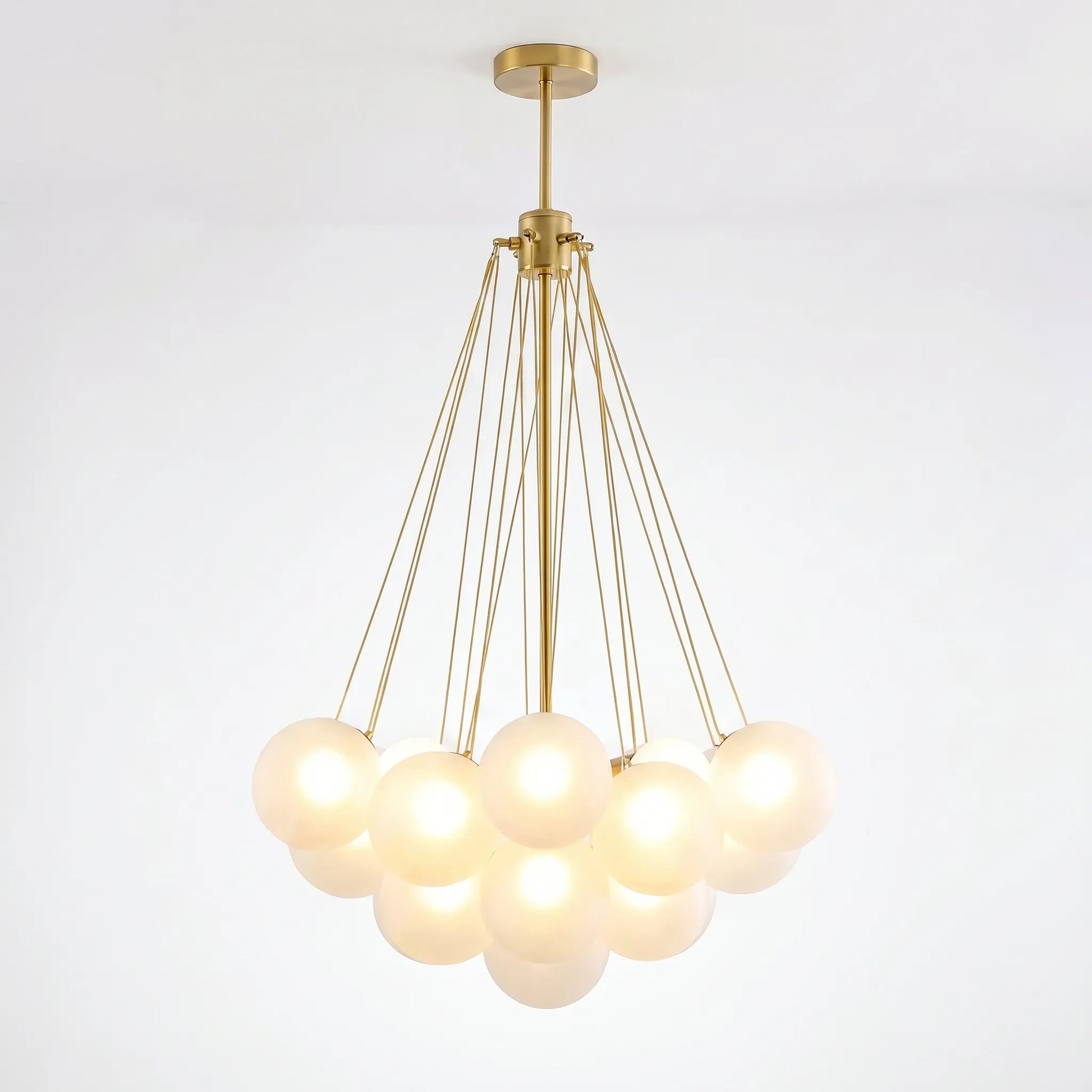 Cluster Globe Pendant Light With LED -  Orblume