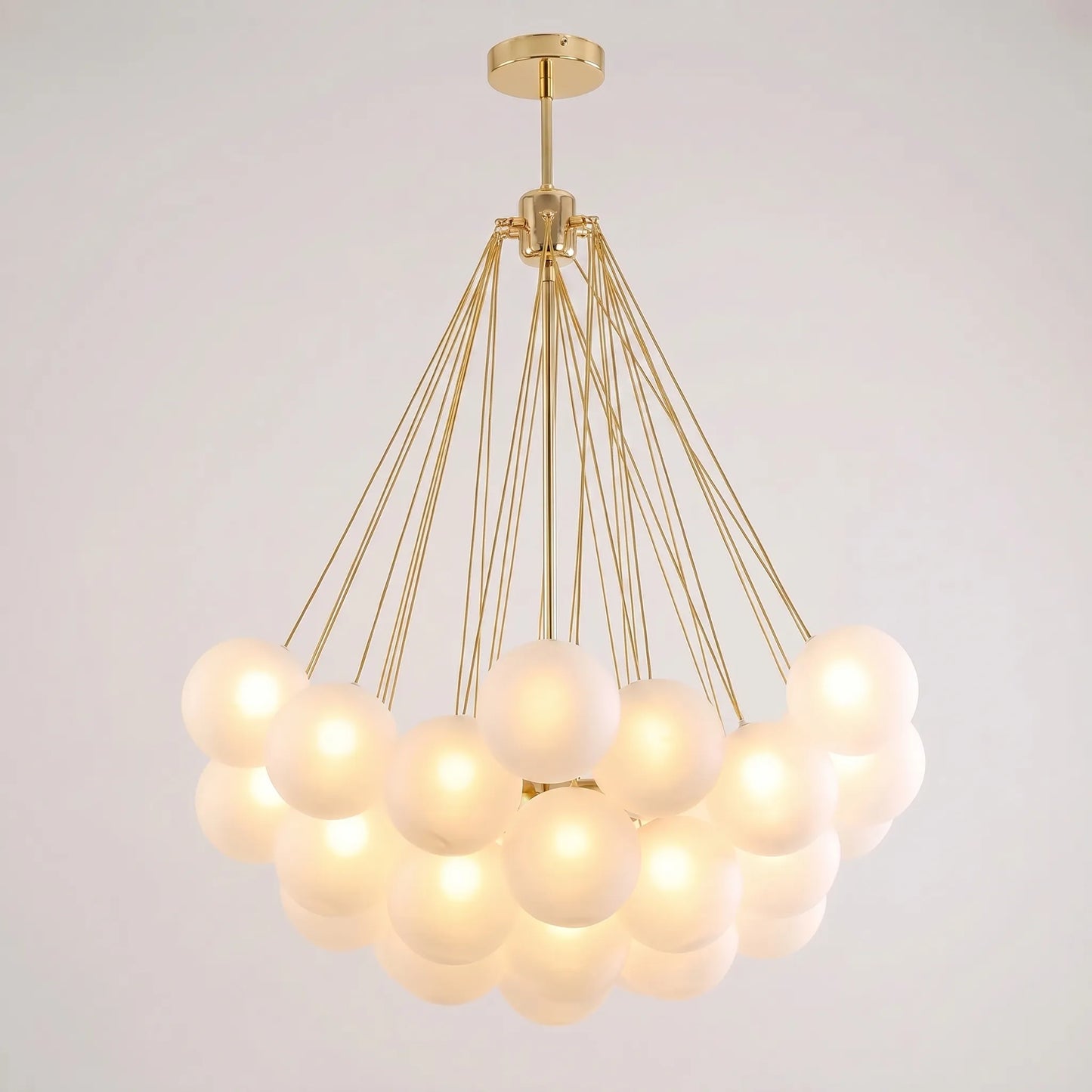 Cluster Globe Pendant Light With LED -  Orblume
