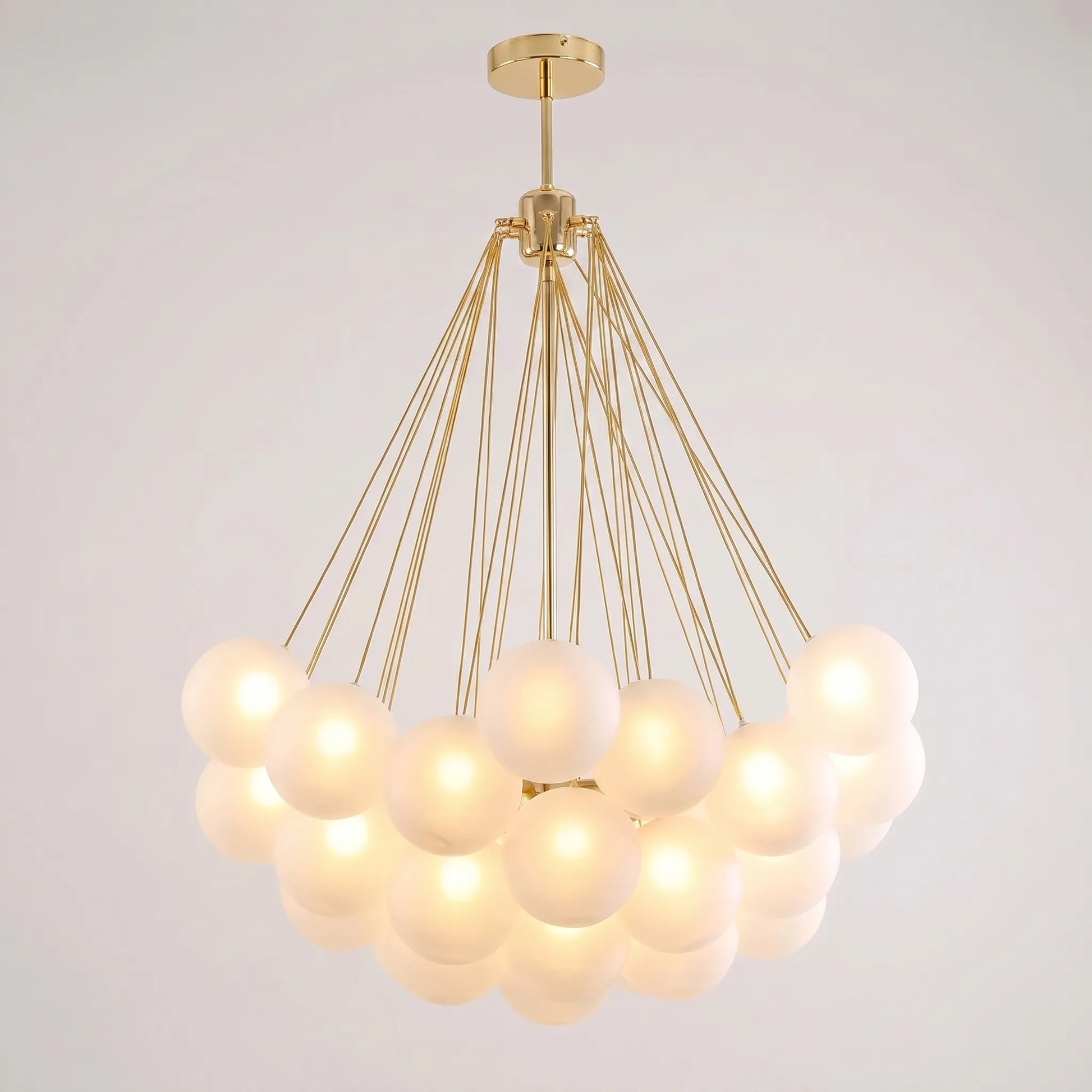 Cluster Globe Pendant Light With LED -  Orblume