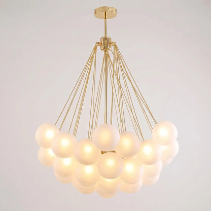 Cluster Globe Pendant Light With LED -  Orblume