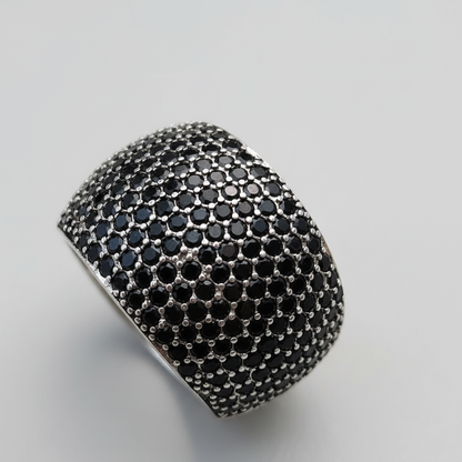 Cocktail-Ring Mit Pavé-Fassung - PaveShine 