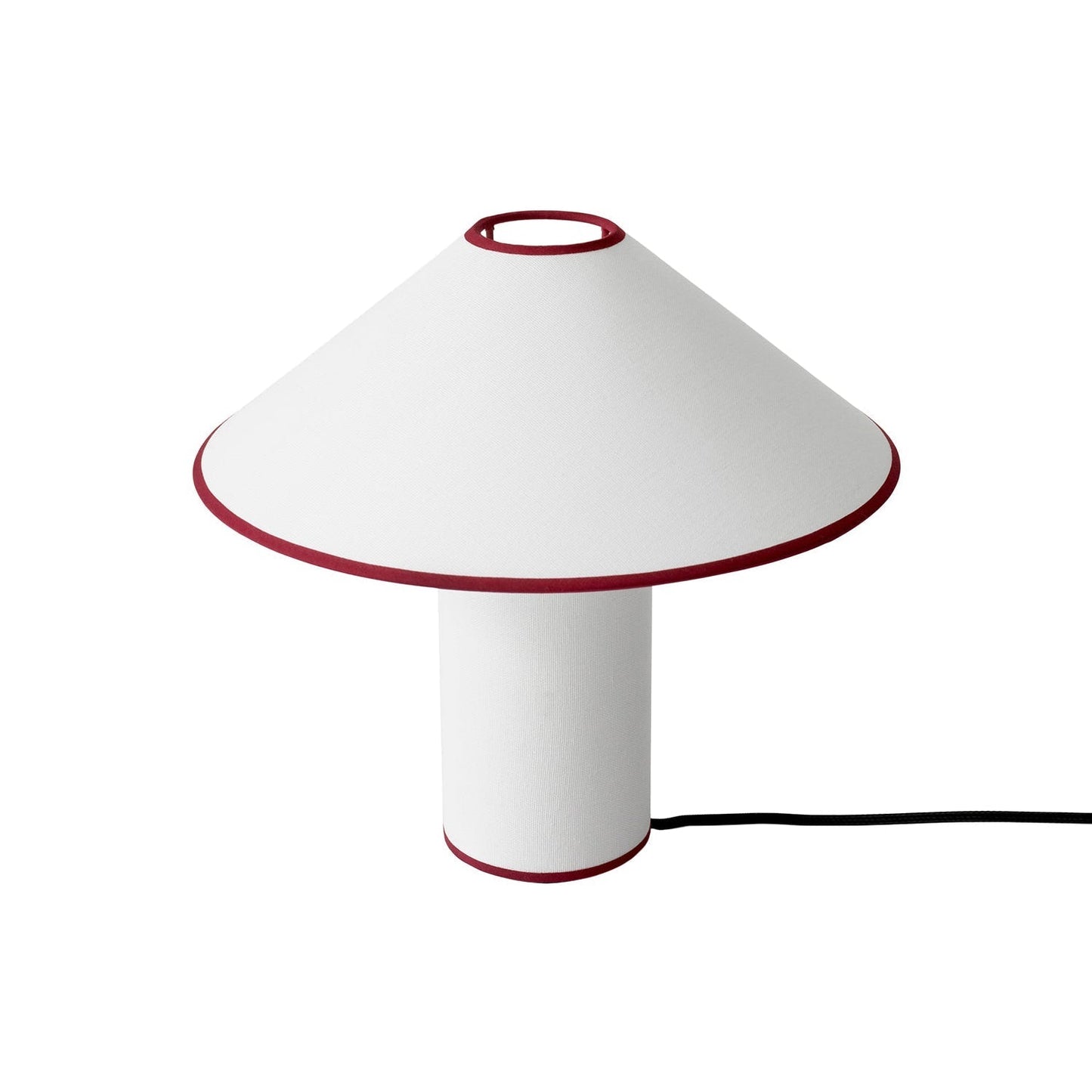 Tischlampe mit Stoffschirm – Lunara
