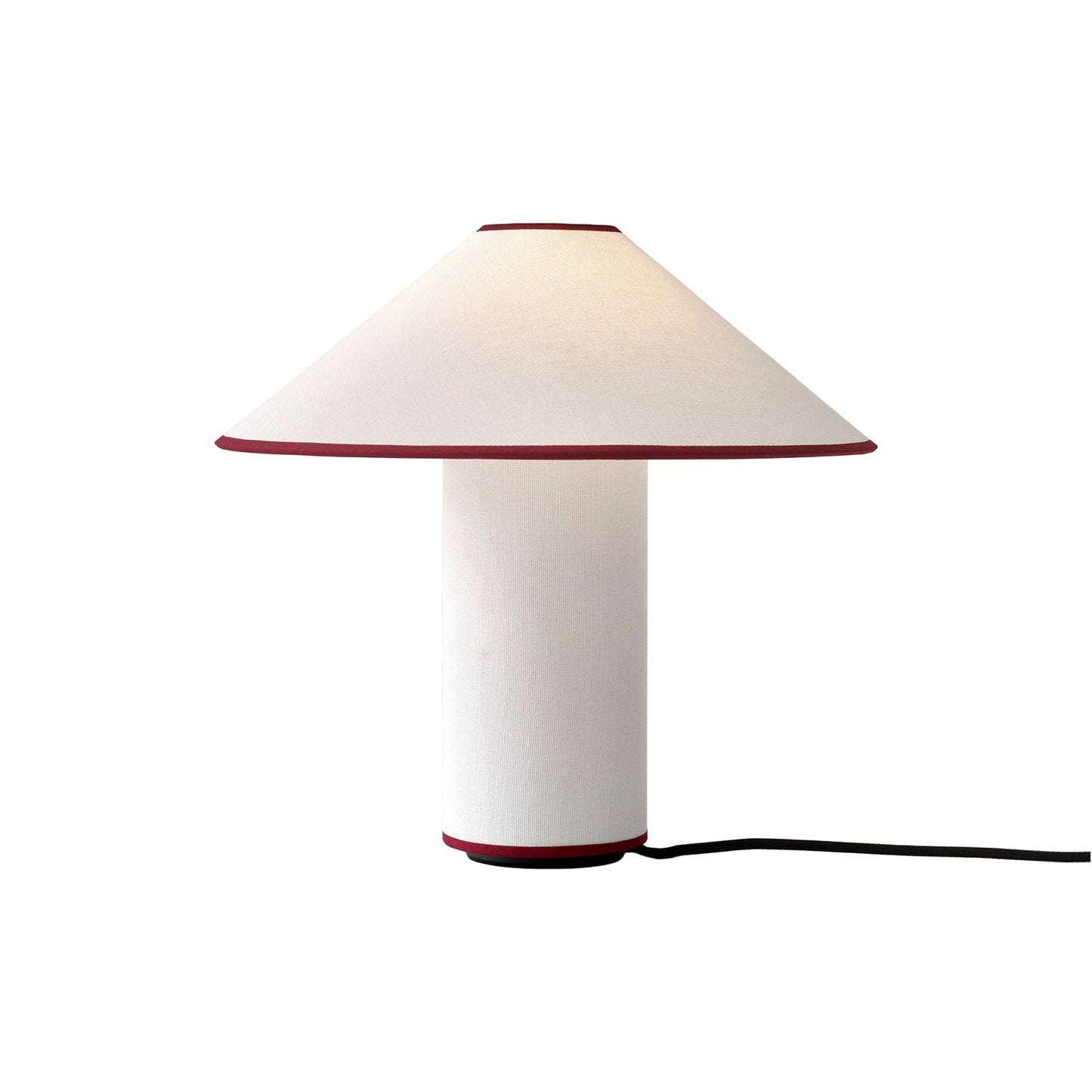 Tischlampe mit Stoffschirm – Lunara