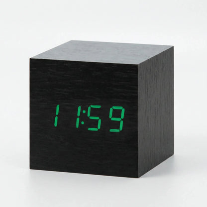 Compacte Digitale Kubusklok Met LED-Display - TimeCube