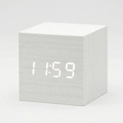 Compacte Digitale Kubusklok Met LED-Display - TimeCube