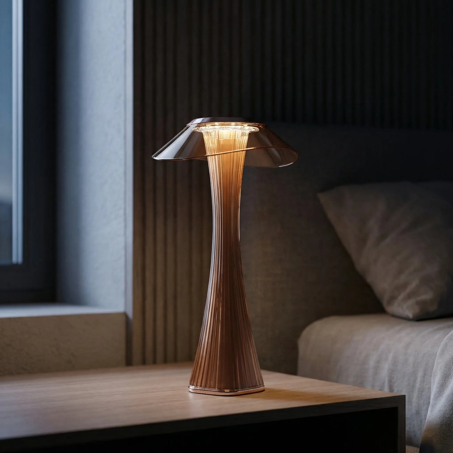 Cordless Touch-Dimmer Table Lamp -  Glinthara