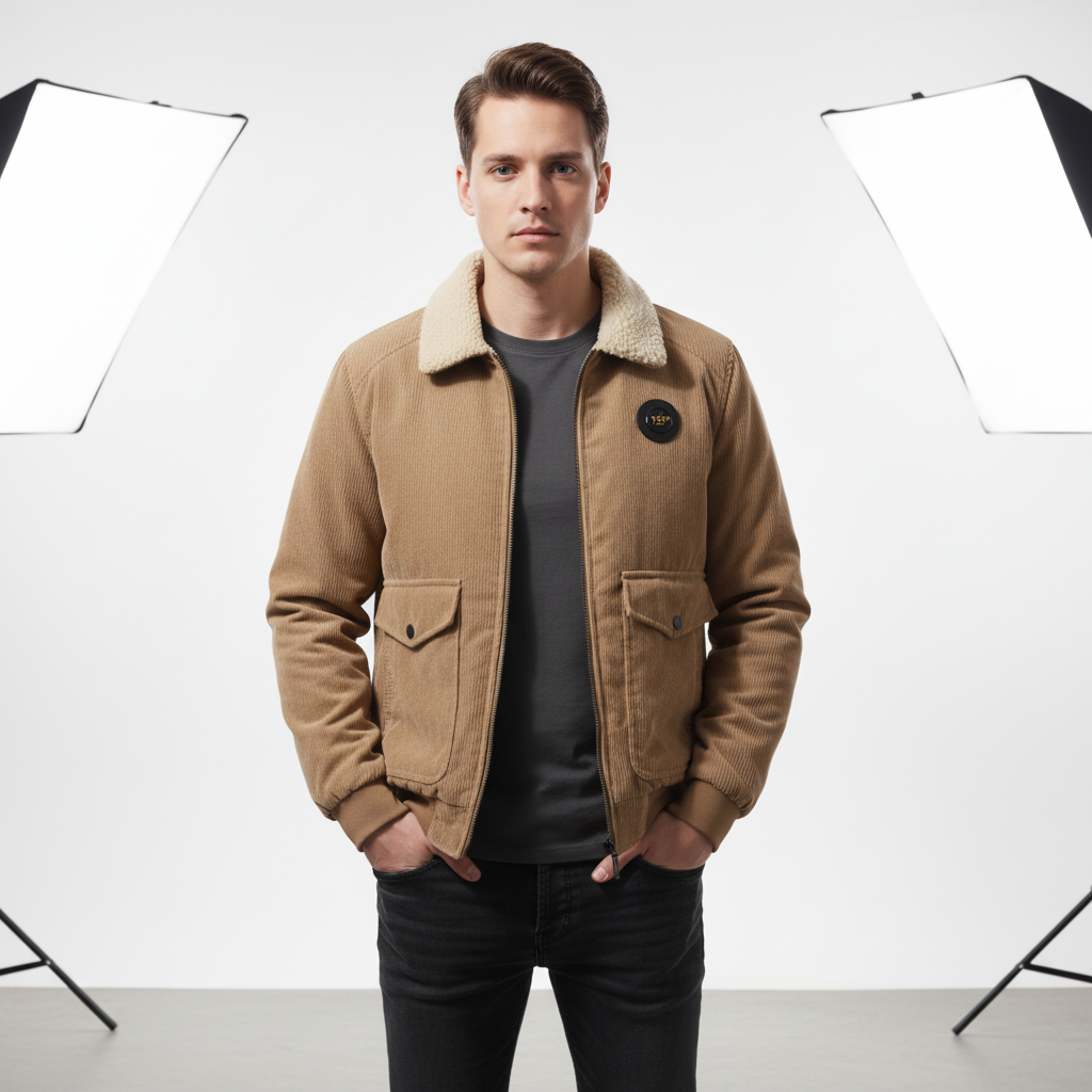 Corduroy Jacke Mit Fleece - Joachim